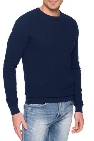 Pull regular Karthala - Bleu marine