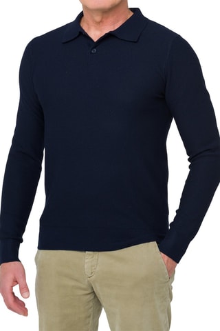 Polo regular Ashmore - Bleu marine