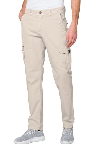 Pantalon cargo slim Jasper - Beige