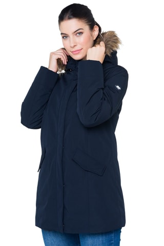 Parka à capuche Mathilde - Bleu marine
