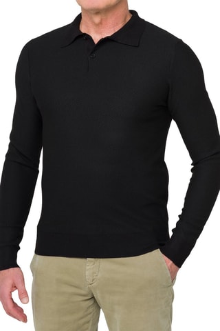 Polo regular Ashmore - Noir