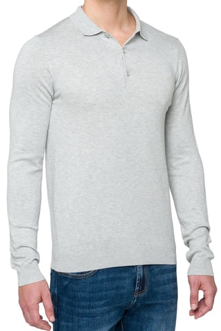 Polo regular Tanjung - Gris clair