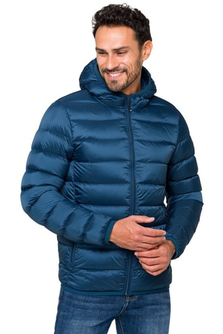 Doudoune à capuche Glacier - Bleu