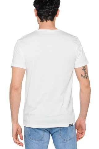 T-shirt regular Tangerine - Blanc