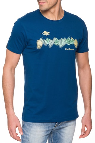 T-shirt Aloha - Bleu foncé