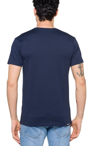 T-shirt Aboriginal - Bleu marine