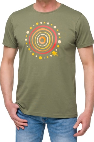 T-shirt regular Aboriginal - Kaki