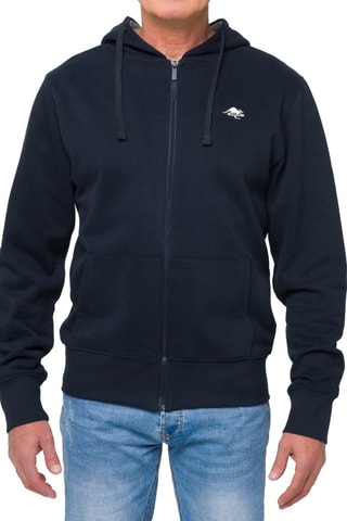 Sweat regular Kangaroo - Bleu marine et beige