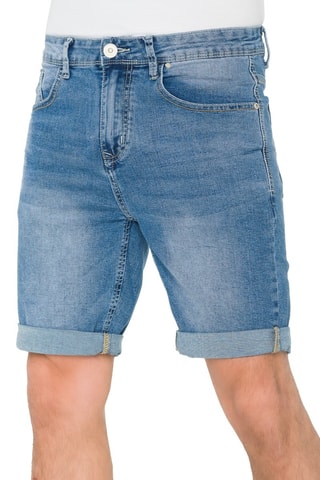 Bermuda en jean regular Manui - Bleu clair