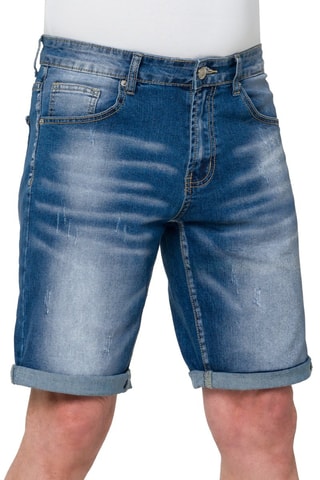 Bermuda regular en jean Wairoa - Ciel