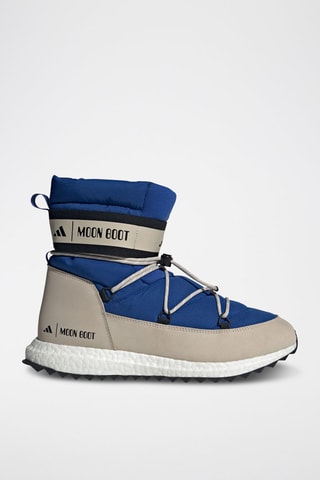 Baskets montantes MOON BOOT Moonboost High - Bleu marine et beige