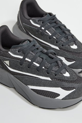 Baskets de running en nubuck - Gris foncé 