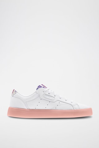 Sneakers Sleek en cuir Blanc