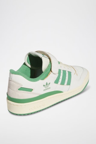 Baskets en cuir Forum 84 - Blanc et vert - Adidas