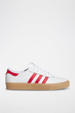 Chaussures de skateboard en cuir Adiease - Blanc