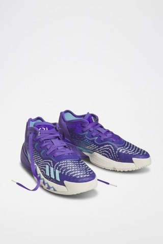 Chaussures de basketball Donovan Mitchell D.O.N. Issue 4 Violet et turquoise