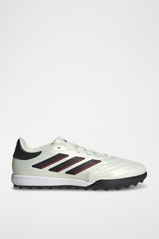 Chaussures de football en cuir Copa Pure - Ecru et noir - Adidas
