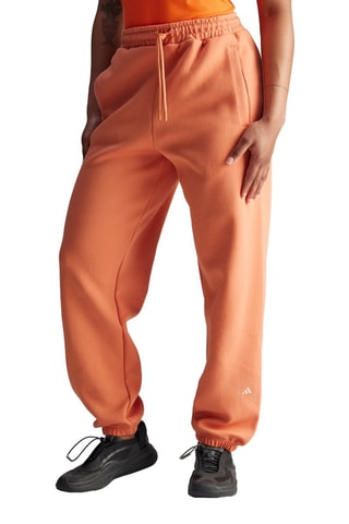 Pantalon de survêtement en coton biologique taille haute Stella McCartney - Orange
