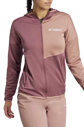 Veste polaire à capuche Terrex Xperior - Rose