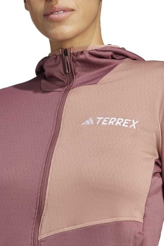 Veste polaire à capuche Terrex Xperior - Rose