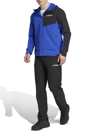 Veste à capuche Softshell - Bleu roi