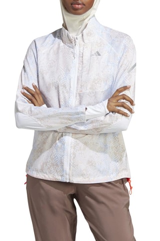 Veste de running pliable Ecru