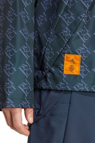 Coupe-vent à capuche Real Madrid - Bleu marine