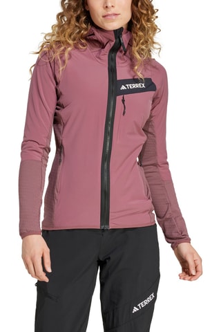 Veste polaire à capuche Terrex - Violet