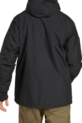 Veste à capuche de ski Terrex - Vert olive et noir - Adidas