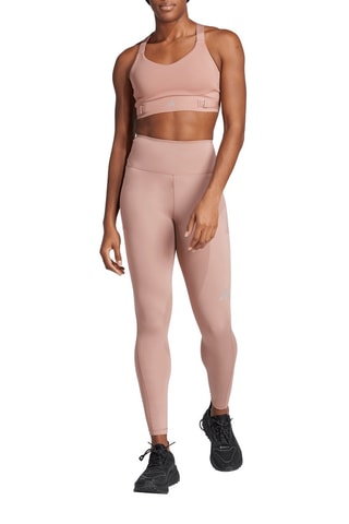 Brassière de running push-up FastImpact Luxe Run - Vieux rose