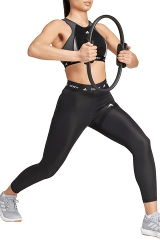 Brassière d’entraînement push-up Techfit Colorblock - Noir