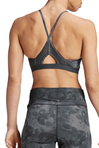 Brassière d’entraînement tie and dye push-up Aeroreact Essentials - Gris