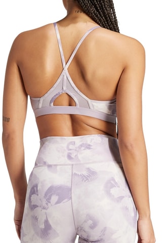 Brassière d’entraînement tie and dye push-up Aeroreact Essentials - Violet