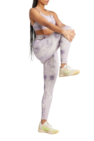 Brassière d’entraînement tie and dye push-up Aeroreact Essentials - Violet