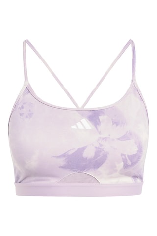 Brassière d’entraînement tie and dye push-up Aeroreact Essentials - Violet