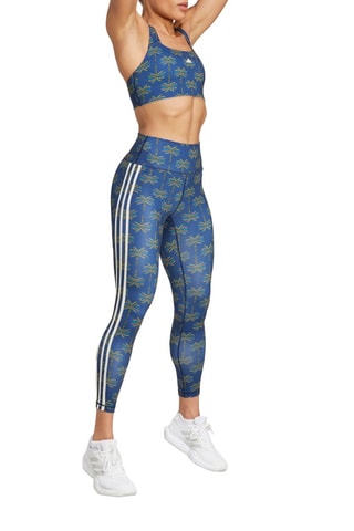 Brassière de sport Farm Rio - Bleu - Adidas