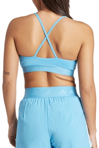 Brassière d’entraînement Hyperglam - Ciel - Adidas