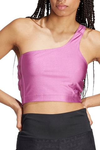 Crop top asymétrique Fashion - Violet