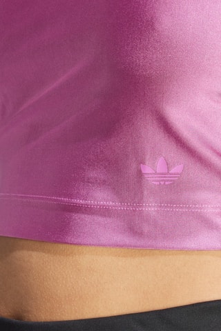 Crop top asymétrique Fashion - Violet