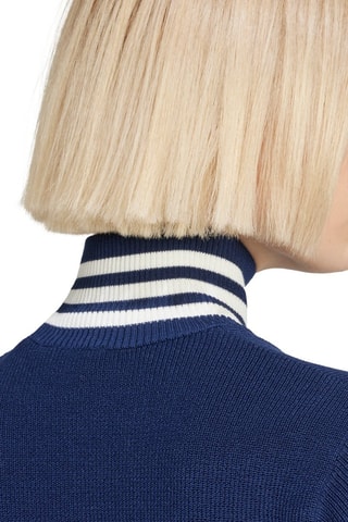 Crop top slim - Bleu marine