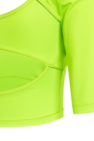 Crop top Stella McCartney - Vert fluo