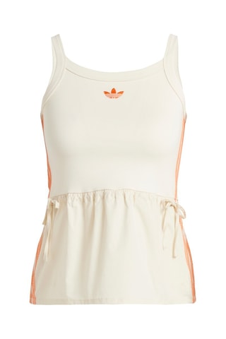 Top - Blanc et orange