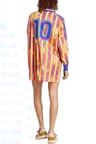 Robe droite X Farm - Jaune et bleu cobalt