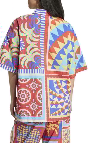 Chemise x FARM Rio - Rouge et bleu - Adidas