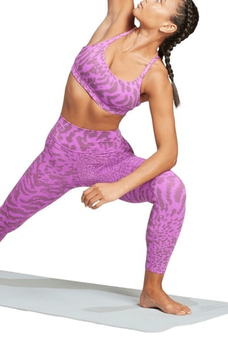 Legging d’entraînement taille haute All me - Violet - Adidas