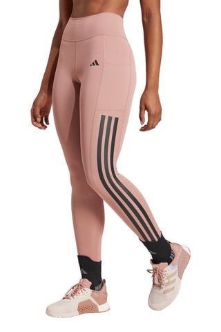Legging  taille haute Optime - Rose - Adidas