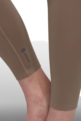 Legging de yoga taille haute YO Lux 78 Tig - Taupe - Adidas