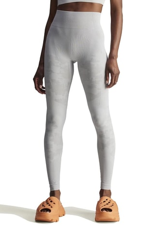 Legging de yoga taille haute Stella McCartney TrueStrength - Gris clair chiné