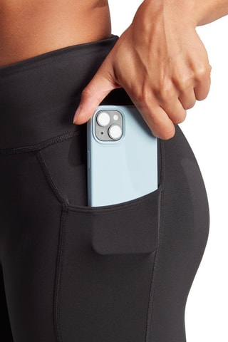 Legging 7/8 taille haute DailyRun 3-Stripes - Gris foncé