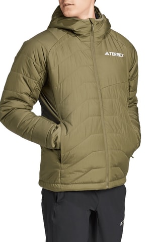 Doudoune à capuche Terrex Multi - Vert olive